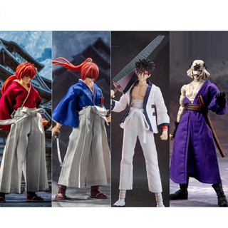 ของเล่นฟิกเกอร์ Himura Kenshin Shishio Makoto Sagara Sanosuke SHF ขนาด 16 ซม.