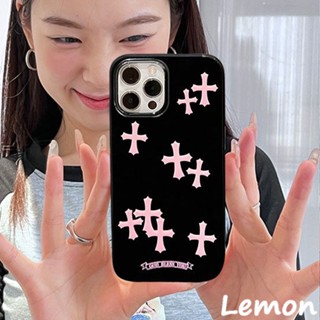 Lemon - เคสโทรศัพท์มือถือ แบบนิ่ม ลายเด็กผู้หญิง สีชมพู มันวาว สําหรับ 14pro 14promax 13 13pro 13promax 11 12 12pro 12promax XR XSMAX 7P 8P