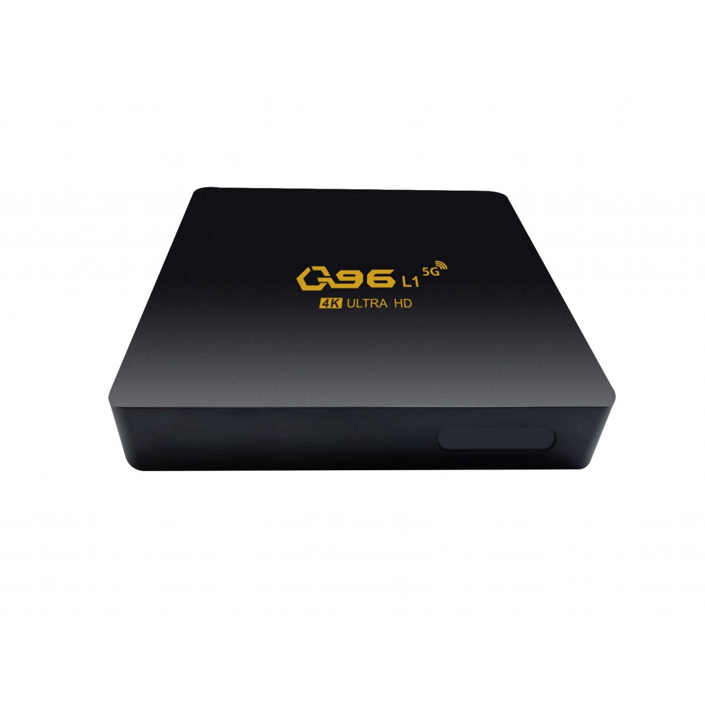 ชุดกล่องสมาร์ททีวี Q96 L1 Android 10 Amlogic S905 Quad Core 2.4G WIFI 4K UHD H.265