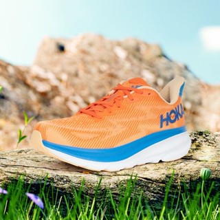 ของแท้ HOKA ONE ONE Clifton 9 Clifton9 รองเท้ากีฬา รองเท้าวิ่ง ดูดซับแรงกระแทก สําหรับผู้ชาย ผู้หญิง