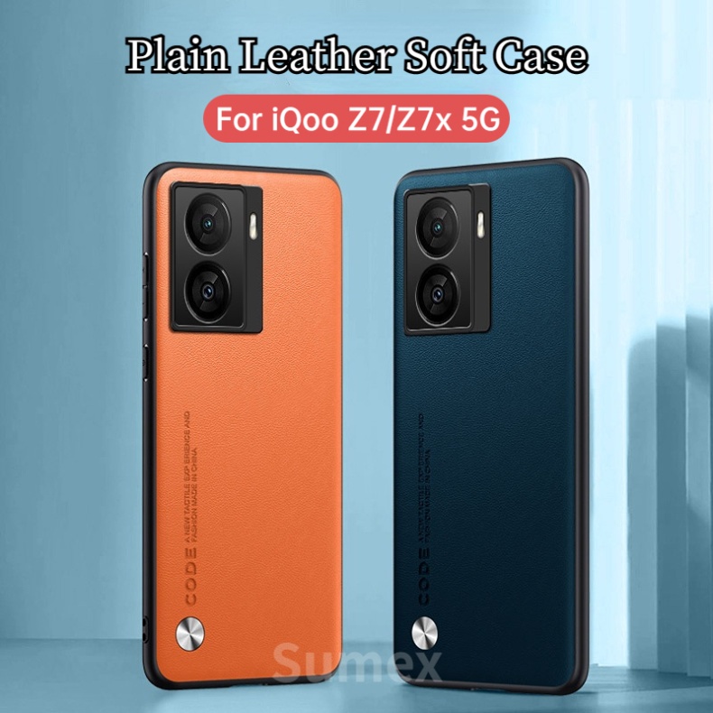 หรูหราธรรมดา PU หนังซิลิโคนฝาครอบโทรศัพท์สําหรับ Vivo Iqoo Z7 Z7X Z9X Z9 Turbo 13 5G ปลอก hp Vevo iQ