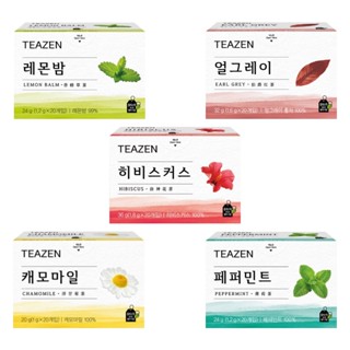 TEAZEN Black Tea &amp; Herbal Tea 20 Teabags Collection