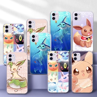 เคสโทรศัพท์มือถือแบบนิ่ม TPU ใส ลายโปเกม่อน eevee น่ารัก 48WES สําหรับ Redmi S2 Note 9S 10 Note 11S 11 PRO