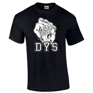 เสื้อยืดแขนสั้นคอกลมเสื้อยืด Dys Brian Walsby To 300 Punk Hardcore หายาก ขอบตรงCotton 100%