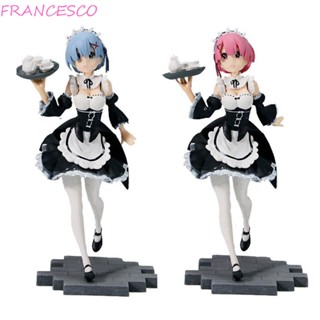 Francesco Japanese Anime Re:Life In A Different World From Zero Figure โมเดลตุ๊กตา Pvc ของเล่นสําหรับเด็ก/ผู้หญิงหลากสีสัน