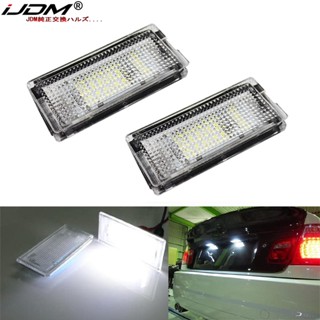 Ijdm12v ไฟ Led ติดป้ายทะเบียนรถยนต์ สีขาว สําหรับ BMW E46 4D 1998-2003