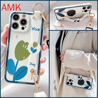 เคสโทรศัพท์มือถือใส ลายดอกทิวลิป พร้อมสายคล้องมือ สําหรับ AMK Tecno Spark Go 2023 10c Infinix Hot NOTE 30 Vip 30i 20 20s 12 g96 2023 11s 11 10 Zero x pro neo play nfc smart 5 6 7 plus 5g GNCWD