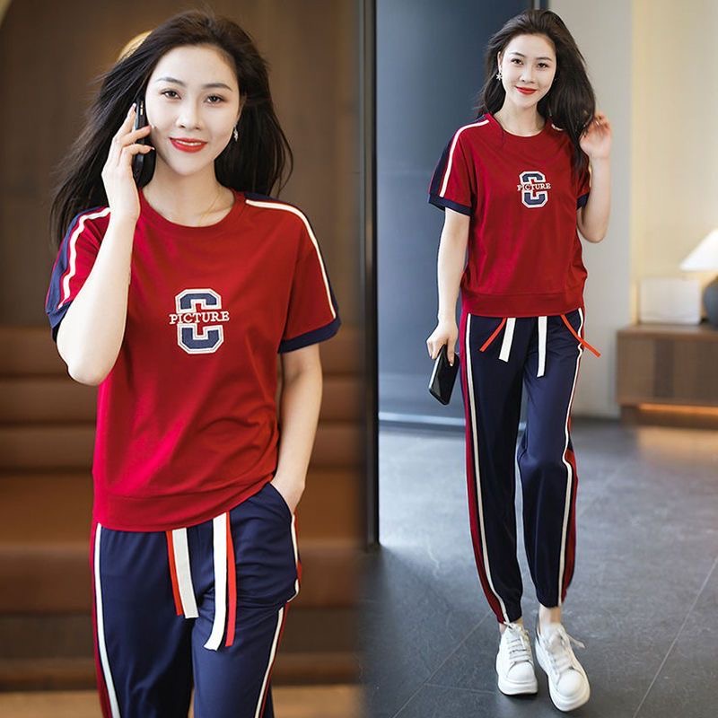 ชุดเสื้อกันหนาว กางเกงกีฬา ลําลอง ทรงหลวม แฟชั่นเกาหลี สําหรับผู้หญิง 2023