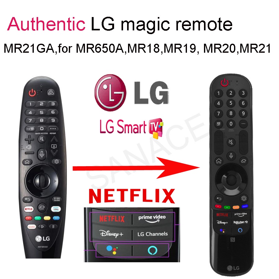 ★★100% ★★ใช้สําหรับรีโมทวิเศษ LG -MR21 เข้ากันได้กับ MR19,MR20 ไม่จําเป็นต้องตั้งค่า