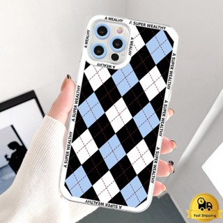 โปร่งใส อ่อน เคสโทรศัพท์ สำหรับไอโฟน 11 14 pro max 12 13 pro max 7 plus 8 plus 14plus X XS Max XR SE2020 D279 ตาข่าย