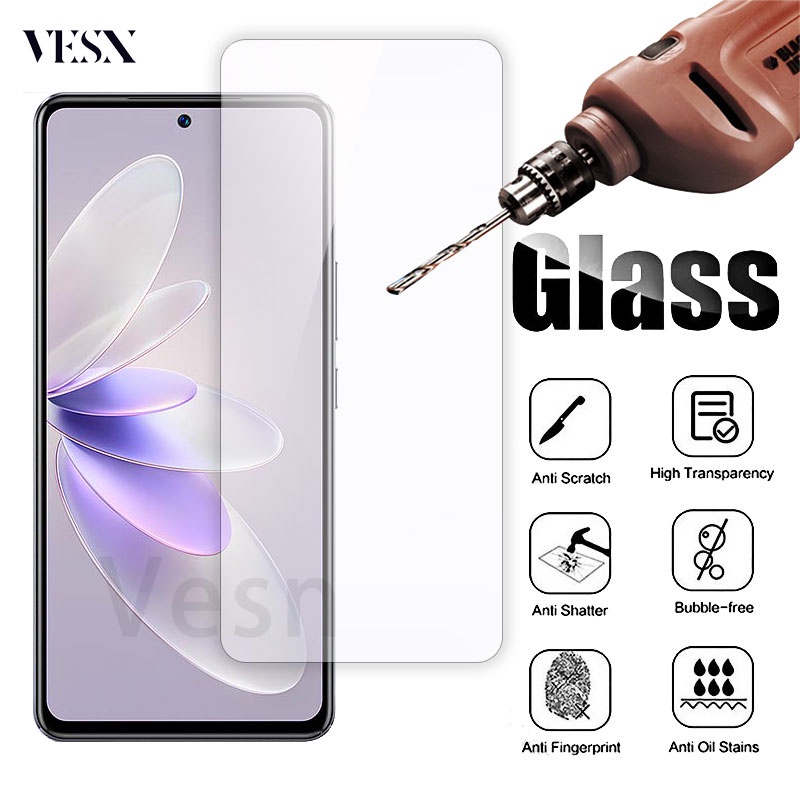 ฟิล์มกระจก ใส VIVO X300 X200 FE X200s V60 V50 V40 V30 Lite V29E V27E V25 V25E V23 V23E V21 V21E V20 SE V17 V15 S30 Pro Mini V19 Neo 5G 4G 2025