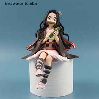 Tt โมเดลฟิกเกอร์ PVC อนิเมะ Demon Slayer Nezuko Seated Kneeling Pose ของเล่นสําหรับเด็ก