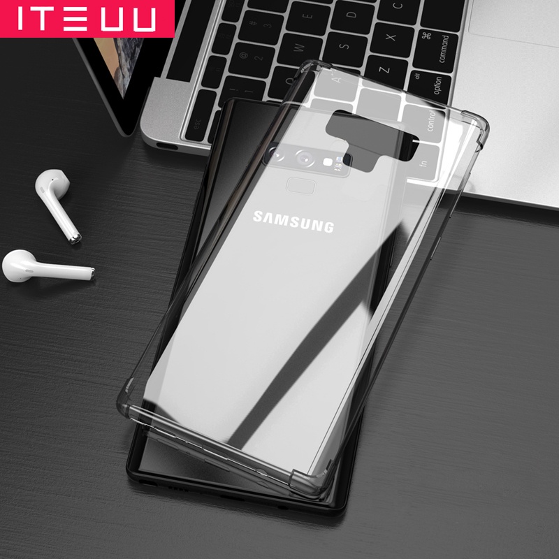 Iteuu เคสโทรศัพท์มือถือแบบใส กันกระแทก สําหรับ Samsung Galaxy Note 9 8 10 Plus 20 Ultra S22 S21 S20 S10 S9 TVIH