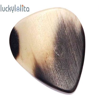 ♚พร้อมส่ง♚[luckylolita.th] ปิ๊กกีตาร์อะคูสติก เบสธรรมชาติ หนา 0.8-1.2 มม.