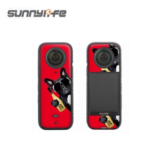 Insta360 X3 Sunnylife No.7 PVC Stickers Protective Skin Film Scratch-proof Accessories สติกเกอร์ฟิล์ม PVC ก...