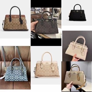 Darcie Carryall CH287 CH503 CH859 หนังวัวชั้นหนึ่ง พิมพ์ลายคลาสสิก หญิง กระเป๋าสะพายข้าง COAC H กระเป๋าถือ