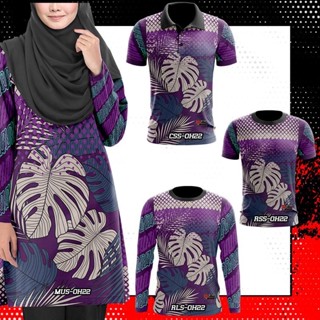 Baju Muslimah / เสื้อยืดลําลอง พิมพ์ลายการ์ตูน 3D สําหรับครอบครัว ผู้ชาย ผู้หญิง