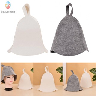 【TRSBX】Perfect Accessory for Sauna and Banya  Grey Felt Sauna Hat Made of Chemical Fiber Felt  Fits All Sizes