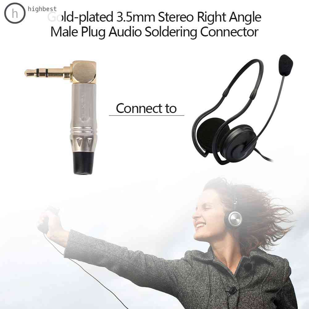 อะแดปเตอร์แจ็คเสียบหูฟังสเตอริโอ 3.5 มม. DIY