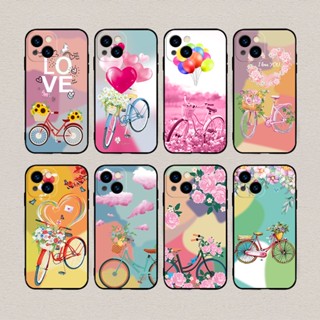 เคสโทรศัพท์มือถือ ซิลิโคนนุ่ม ลายลูกโป่งหัวใจ สีชมพู สําหรับ VIVO Y01 Y1S Y11 Y12 Y12i Y15 Y15S Y15A Y17 Y91 Y91C Y95