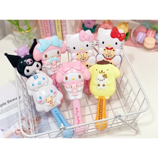 SANRIO หวีนวดถุงลมนิรภัย รูปการ์ตูน Kuromi Cinnamoroll My Melody Hello Kitty น่ารัก สําหรับนักเรียนหญิง