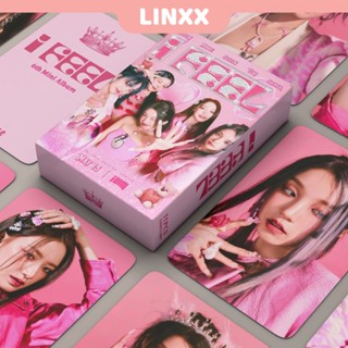 Linxx โปสการ์ด อัลบั้มรูปศิลปินเกาหลี I-DLE I FEEL Album Lomo 55 ชิ้น