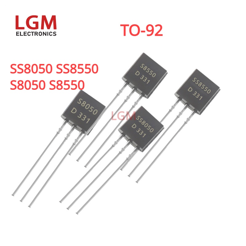 ทรานซิสเตอร์ ไตรโอด TO-92 8050 TO92 SS8050 SS8550 S8050 S8550 100 ชิ้น 50 ชิ้น