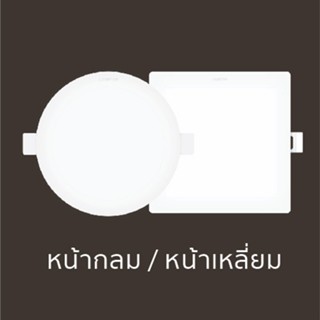 แสงไฟส่องสว่าง LAMPTAN โคมไฟ LED Downlight Emit แสงสีขาว