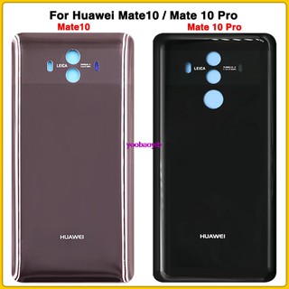 Ybei- อะไหล่ฝาครอบแบตเตอรี่ด้านหลัง สําหรับ Huawei Mate10 Mate 10 Pro