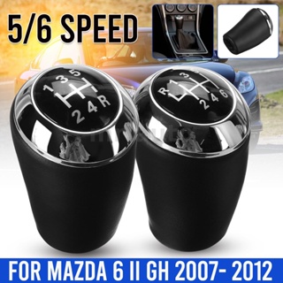 ปลอกหุ้มเกียร์รถยนต์ หนัง PU 5 6 ความเร็ว สําหรับ MAZDA 6 II GH 2007 2008 2009 2010 2011 2012