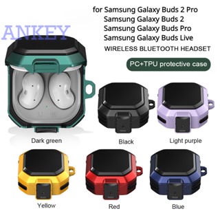 for Samsung Galaxy Buds 2 Pro / Buds2 / Buds Pro / Buds Live Case Luxury Switch Earphone Protective Cute Cartoon Cover Bluetooth Shell Accessories TWS Headphone Portable