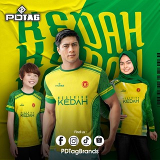 เสื้อยืดสีเหลือง JERSEY SUBLIMATION NEGERI KEDAH