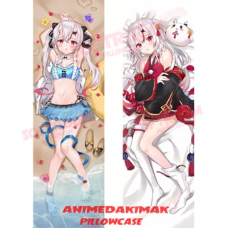 Virtual YouTuber Nakiri Ayame Dakimakura ปลอกหมอนอิงโซฟา แบบนิ่ม ลายอนิเมะญี่ปุ่น Otaku ขนาด 50x160 ซม. DK4533