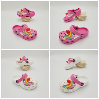 รองเท้าลำลองแฟชั่น เด็ก สไตล์ Crocs Fun Lab Classic I AM Unicorn Clog Kids