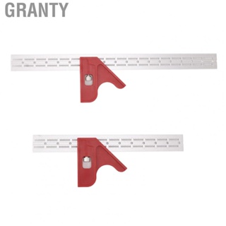 Granty Measuring Caliper  Angle Measurement Ruler Multifunctional High Accuracy Easy Operation Clear Scales with Handle for Woodworking Projects