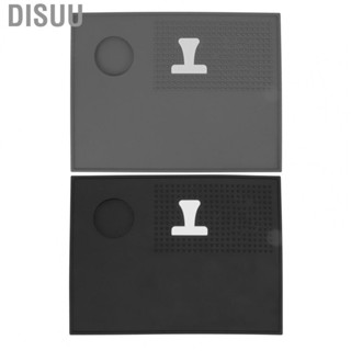 Disuu Silicone Tamper Mat  Silicone Coffee Mat Polished Back Easy Storage  for Table Corner