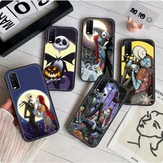 เคสโทรศัพท์มือถือแบบนิ่ม ลาย jack skellington and sally 37VTY สําหรับ Vivo Y30 Y50 Y31 Y51 Y53 Y55 Y55s Y69 Y71 Y81 Y81s Y91C Y95 Y93 Y91