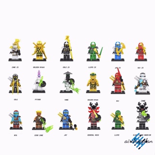 Aird Lego GA131-148 ของเล่นตัวต่อ โมเดลฟิกเกอร์ Ninjago Series ขนาดเล็ก ของขวัญ สําหรับเด็ก