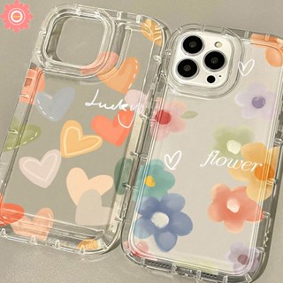 เคสโทรศัพท์มือถือแบบนิ่ม ใส ลายดอกไม้ หัวใจ สําหรับ Vivo Y20 Y35 Y02 Y21s Y11 Y15s Y22 Y17 Y12 Y16 Y15 Y20i Y21 Y02S Y12i Y91 V25E Y91C Y22s Y12s Y30 V25 Y33s Y15A Y50 Y95 Y93