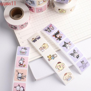 Qqmall สติกเกอร์ ลายการ์ตูนคุโรมิน่ารัก สําหรับติดตกแต่งสมุดไดอารี่ อัลบั้ม Cinnamoroll DIY