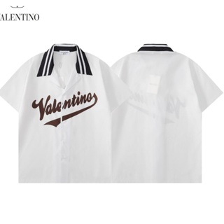 Vltn - เสื้อยืดแขนสั้นลําลอง ทรงหลวม แฟชั่นสําหรับผู้ชาย และผู้หญิง