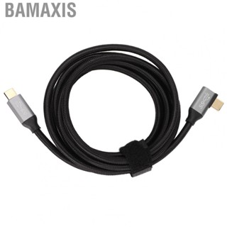 Bamaxis 2m 100W 4K Right Angle 5A Type C PD Cable For Phones Tablets USB C T New