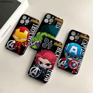 OPPO Reno 8 7 6 5 4Z Pro 5G 4G เคสออปโป้ สำหรับ Case Cartoon Superhero Man Case เคส เคสโทรศัพท์ เคสมือถือ Shockproof Casing Protective Shell