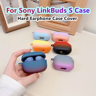 【ส่วนลด】เคสหูฟัง แบบแข็ง ไล่โทนสีเทา สําหรับ Sony LinkBuds S