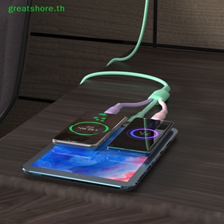 Greatshore สายชาร์จ USB TYPE-C 3 In 1 ชาร์จเร็ว สําหรับ Apple Android