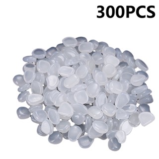 300pcs Reusable Decorative Artificial Pool Night Lighting Flower Pots Garden Path Waterscapes Glow In The Dark Pebbles