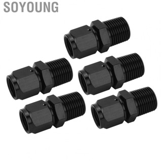 Soyoung 6AN Female To 3/8 NPT Male Adapter  Convenient Practical Durable Wearable Easy Replaceable 6AN To 3/8 Oil Tank Adapter  for Gasoline