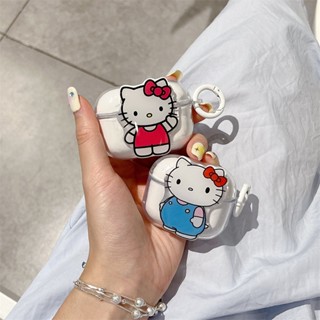 เคสหูฟังบลูทูธ แบบใส ลายแมว สําหรับ AirPods Pro2 Airpod Pro 1 2 3 AirPods Pro 2