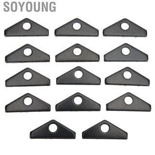 Soyoung Valve Cover Mini Tab Kit  14pcs Prevent Leakage Steel Valve Cover Spreader Tab  for Big Block BBC 396 427 454 502 Engine