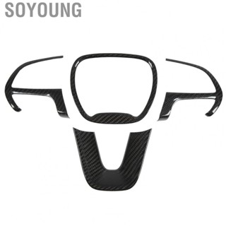 Soyoung Steering Wheel Cover Trim  Steering Wheel Frame for Car Interior Accessories Replacement for Dodge Challenger  Durango